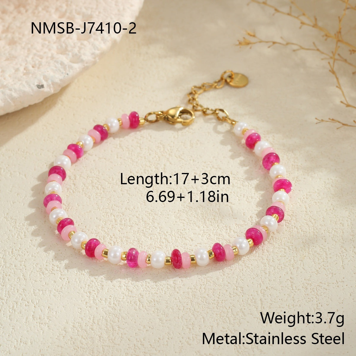 Cross-Border Sweet Resin Beaded Necklace