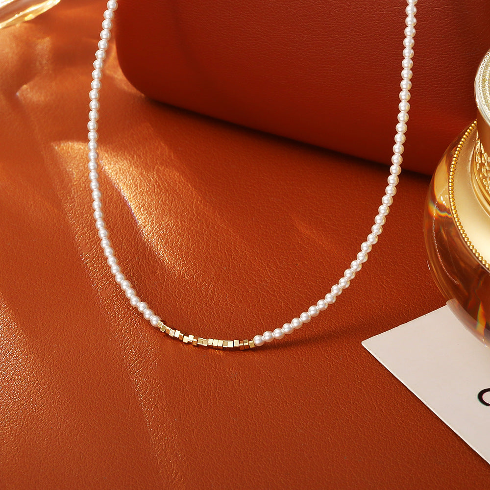 Pearl Necklace Simple Fashion High Sense All-matching
