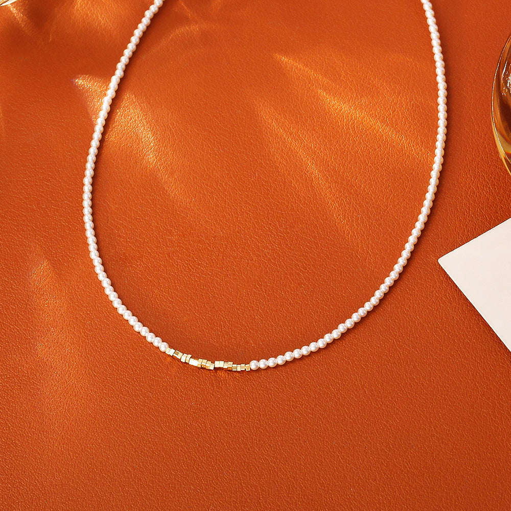 Pearl Necklace Simple Fashion High Sense All-matching