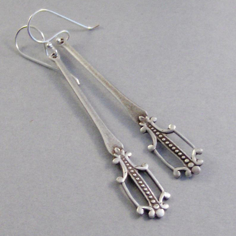 Retro Earring Pendant For Ladies Sweet Silver Earrings